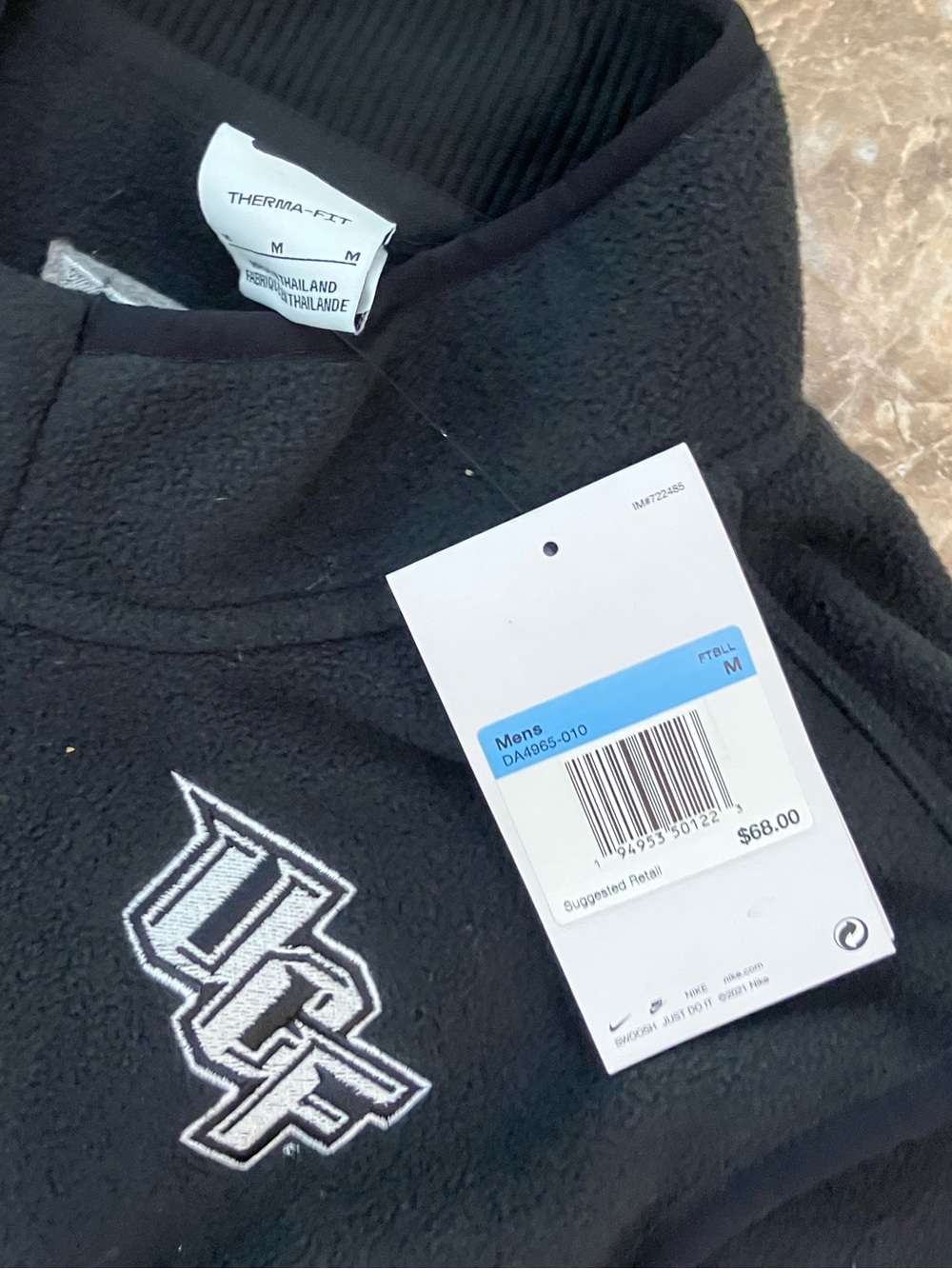 UCF Nike Sweater Vest Mens Large Black NWT Knights - Picture 3 of 7